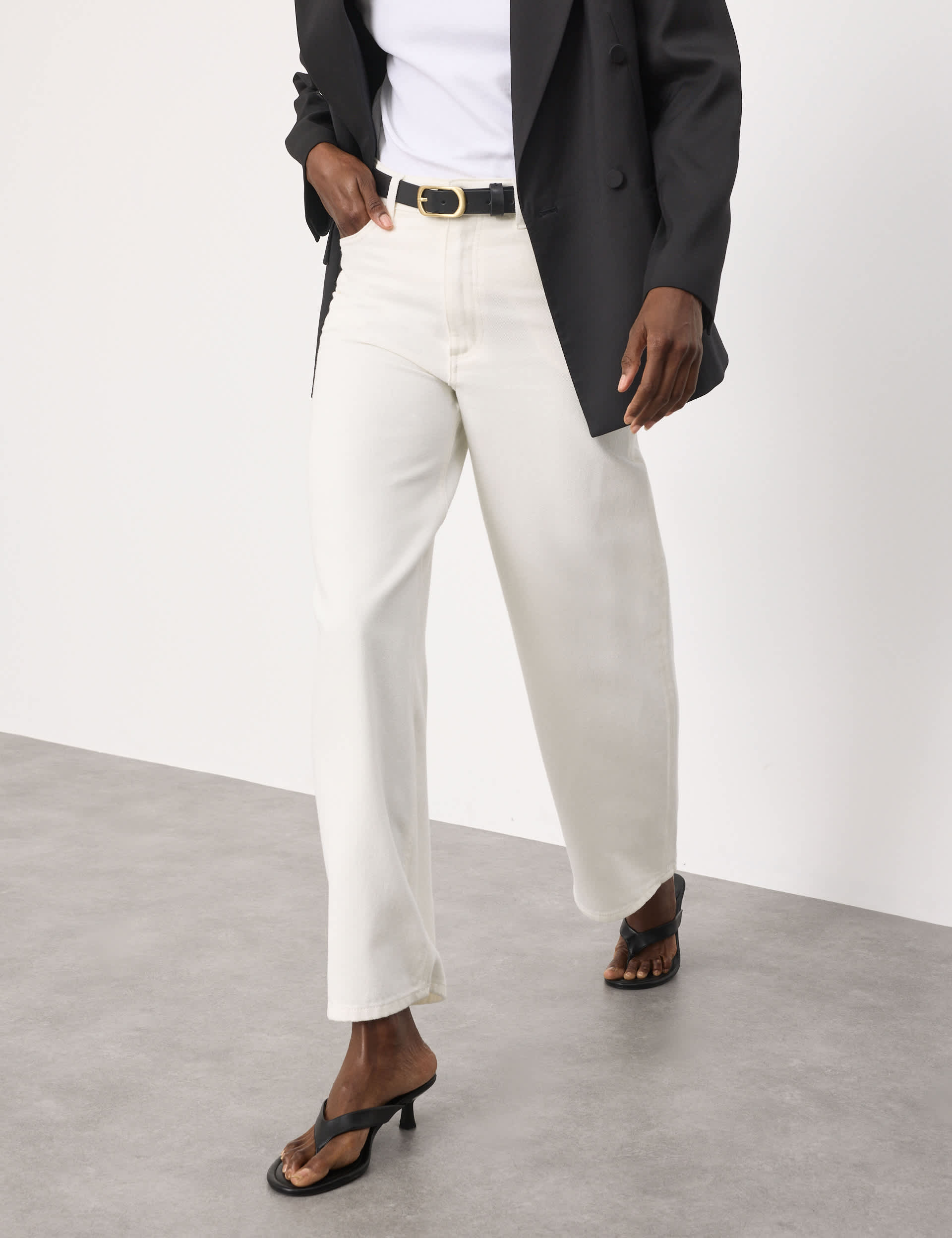 High Waisted Wide Leg Jeans