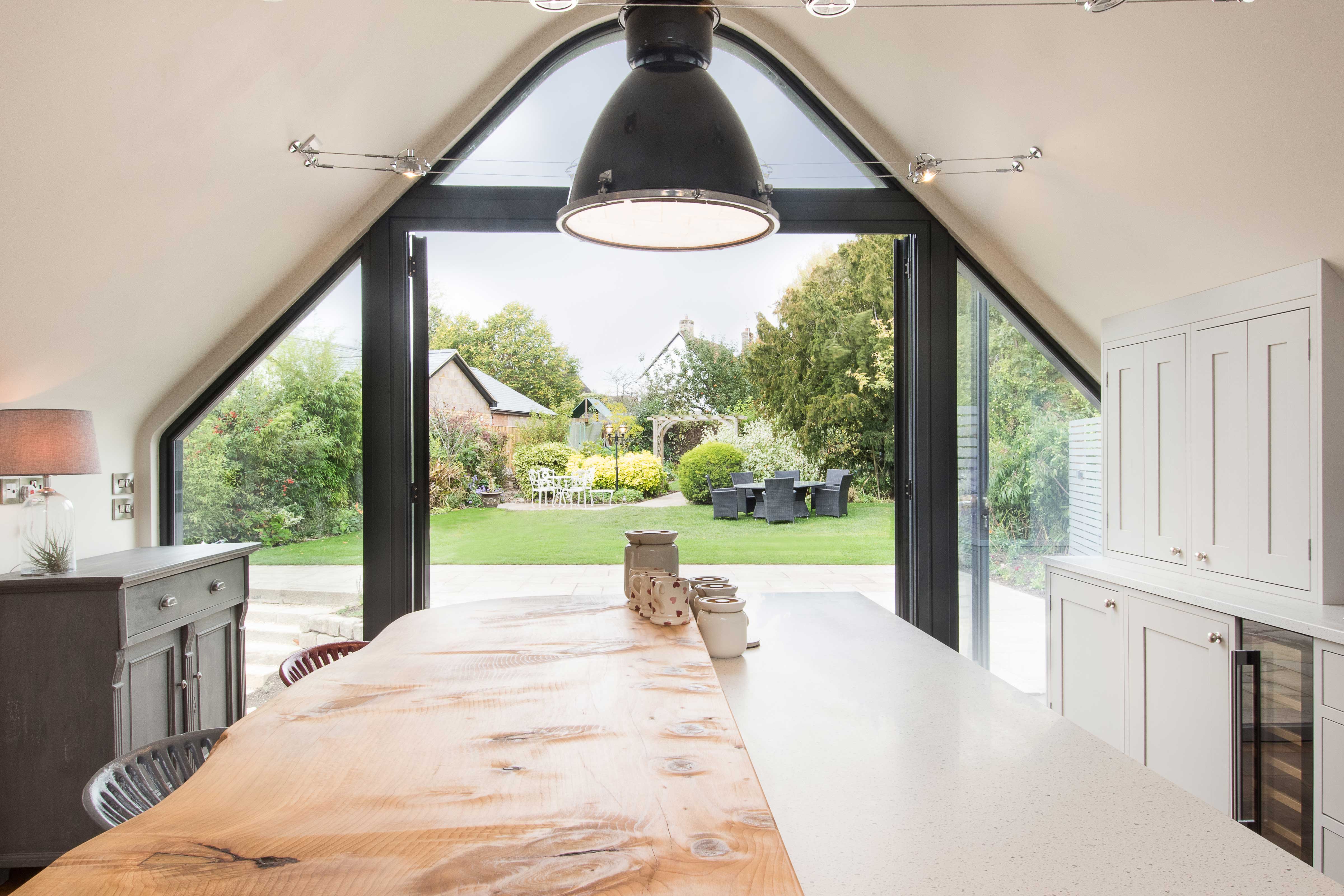 bifold modern style french doors