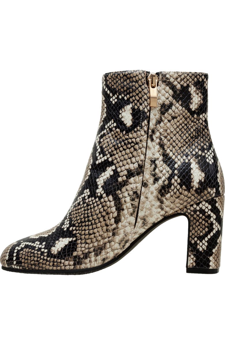 Wylda 2 Snakeskin Embossed Bootie