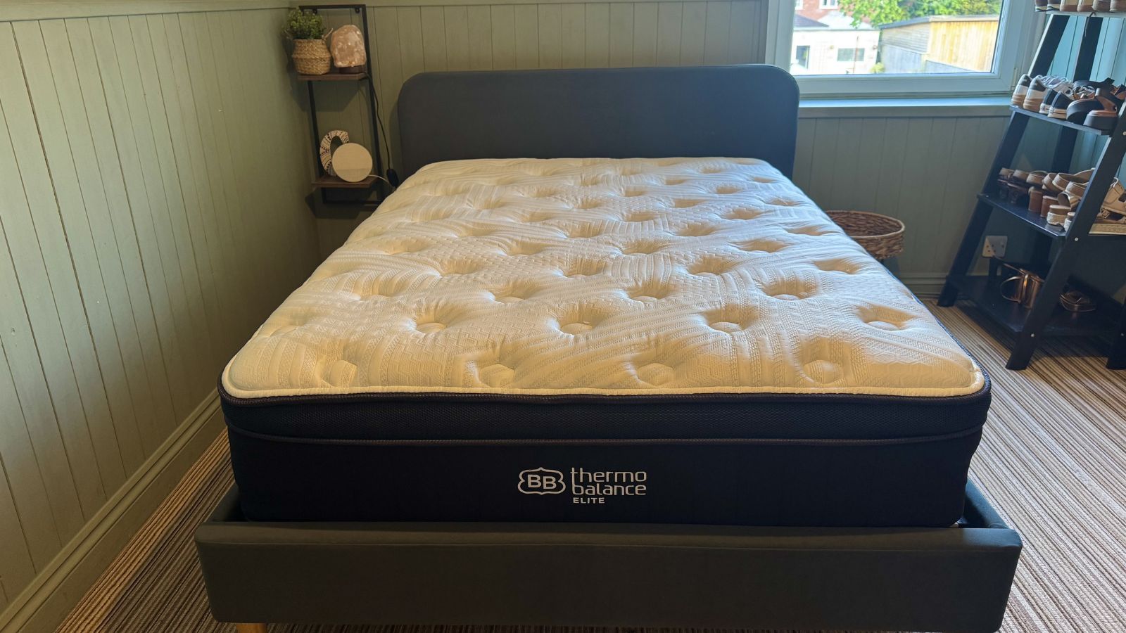 Brooklyn Bedding Thermobalance LX Elite in our tester's home 