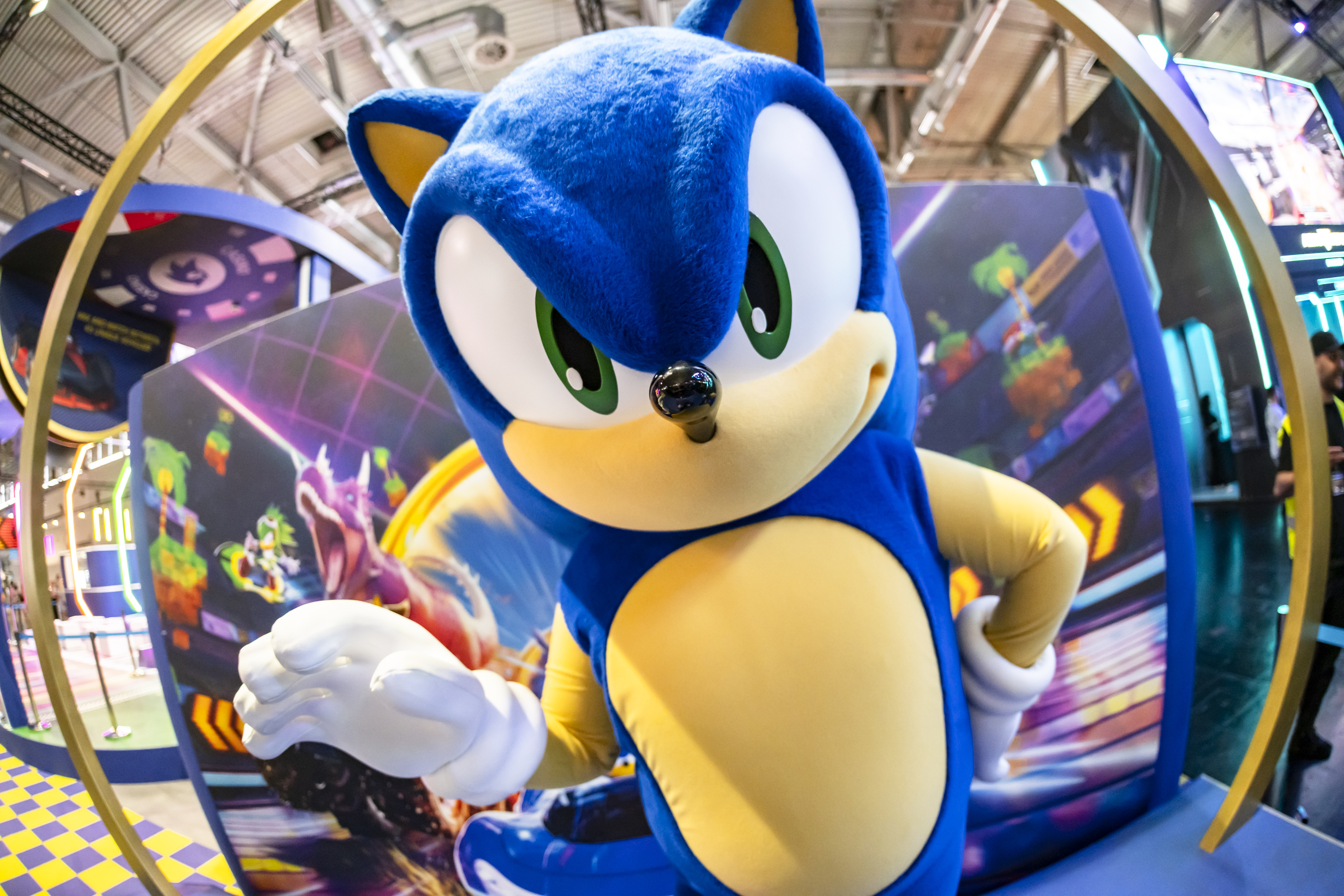 Photos from a games event