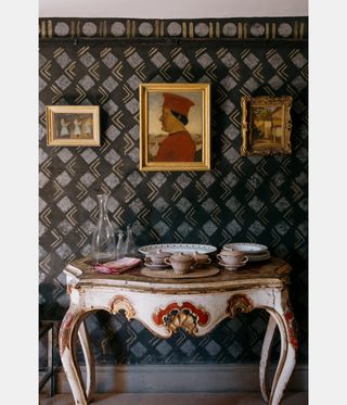 interior images of paintings and ceramics