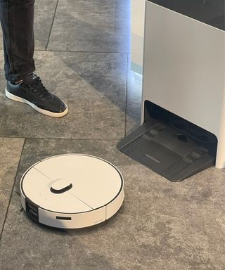 Samsung Bestpoke Jet Bot Combo robot vacuum cleaner and mop at Samsung's Home Launch Event UK, March 27 2024