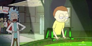 Rick and Morty in "The Vat of Acid Episode."