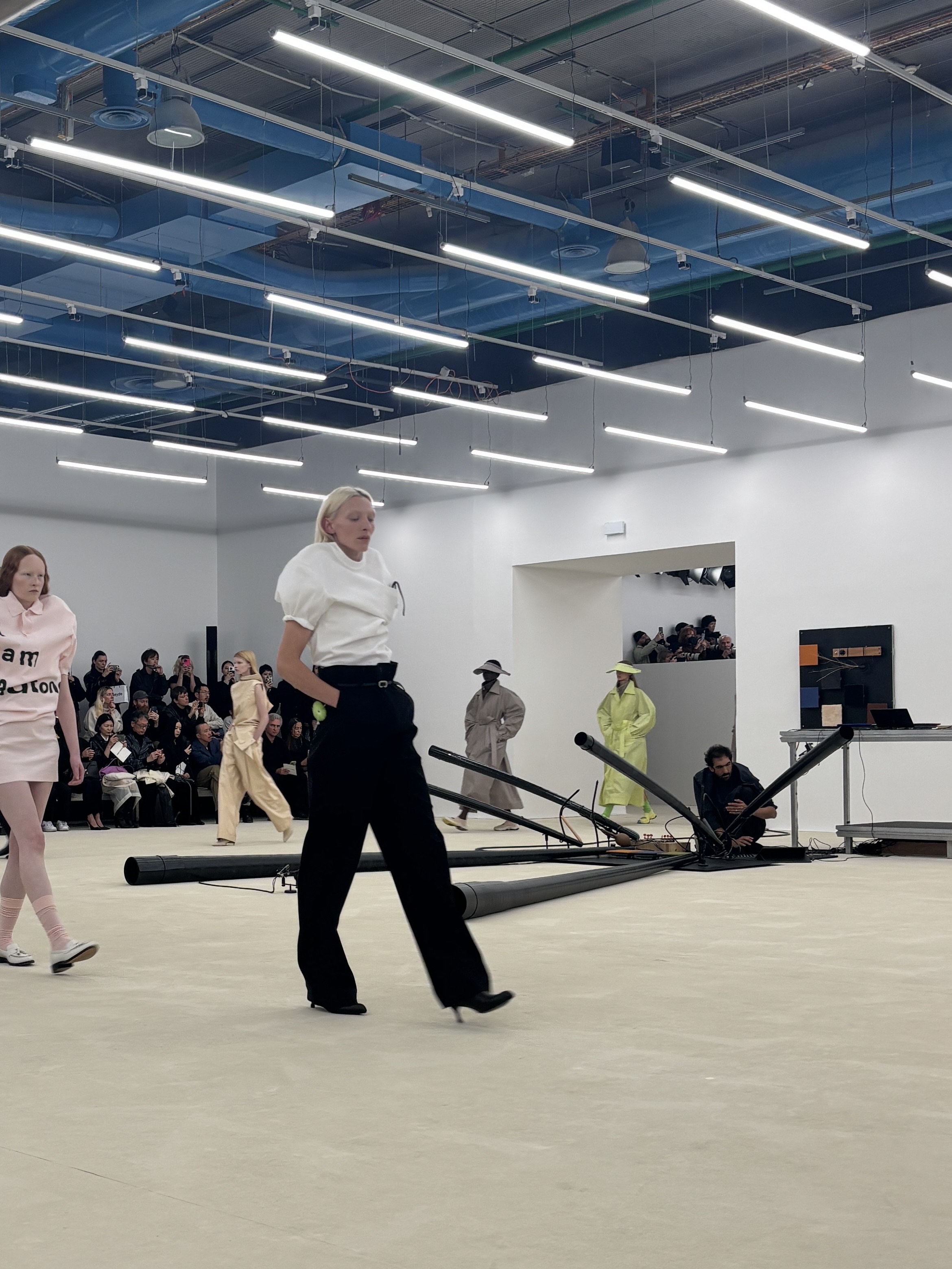 Issey Miyake S/S 2026 show set