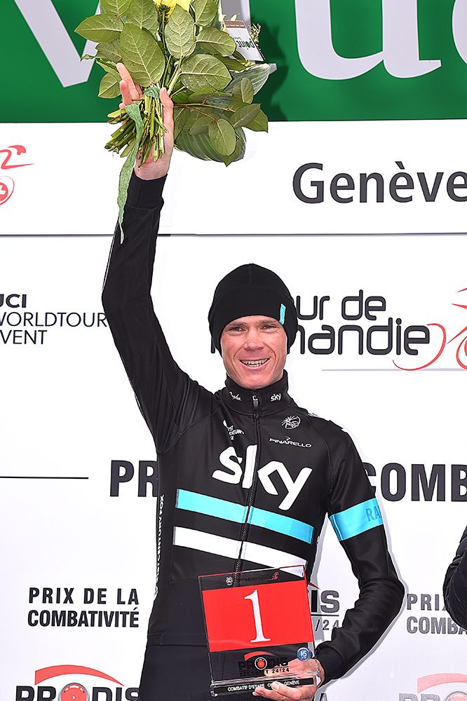 Chris Froome (Sky) was the final day's most aggressive rider.