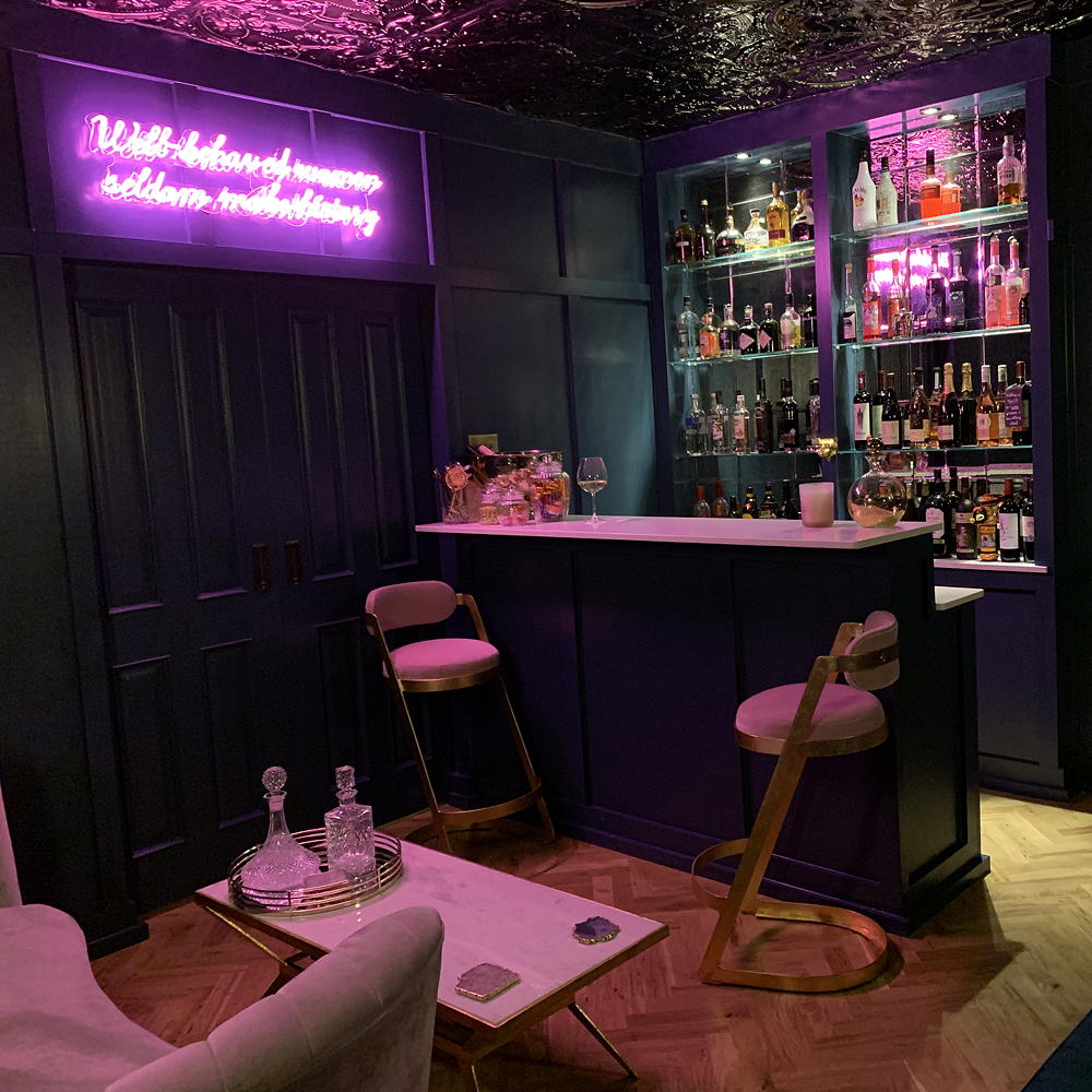 home bar counter