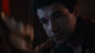 A screenshot of Christopher Abbott as Blake in the trailer for the upcoming movie, Wolf Man.