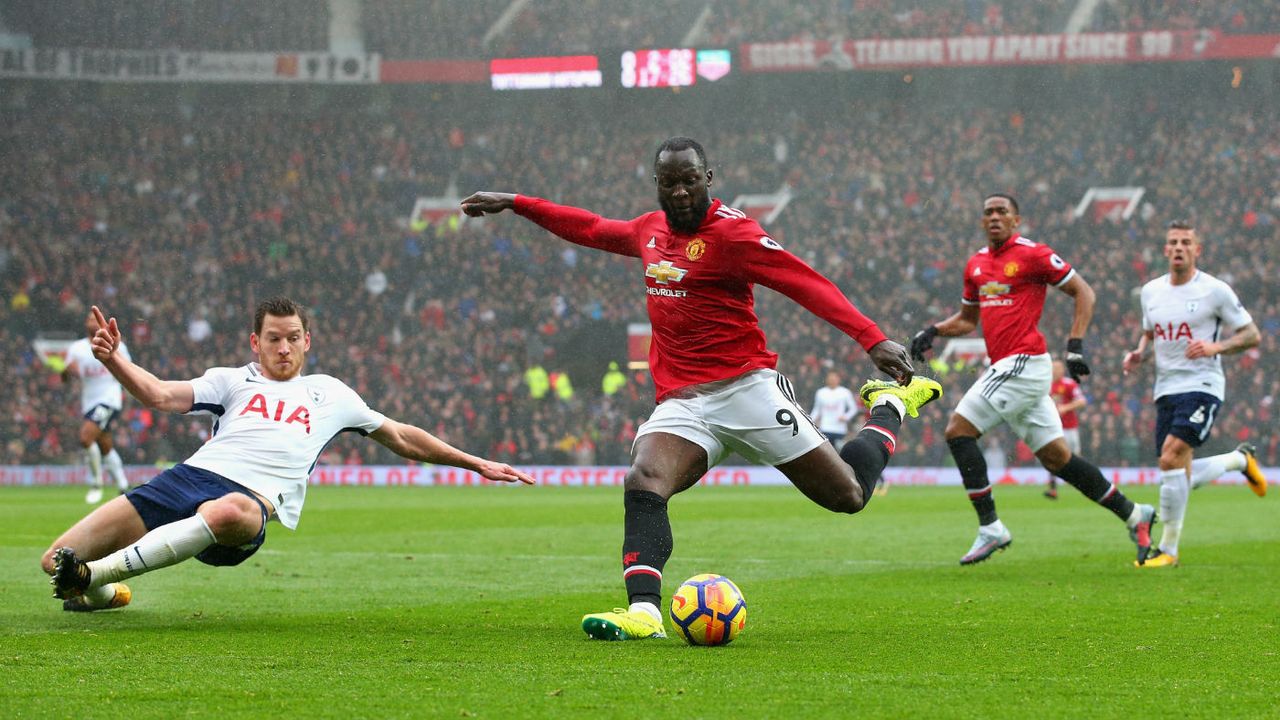 Manchester United striker Romelu Lukaku