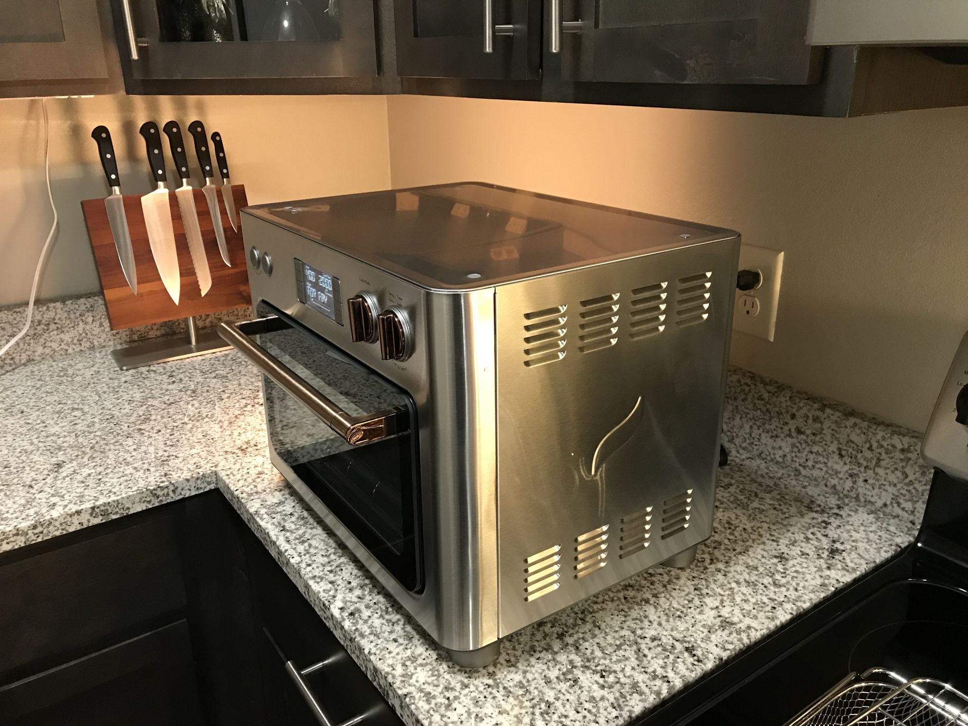 Café Couture Oven with Air Fry on our tester's kitchen countertop