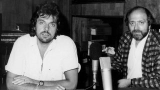 Alan Parsons and Eric Woolfson in the studio