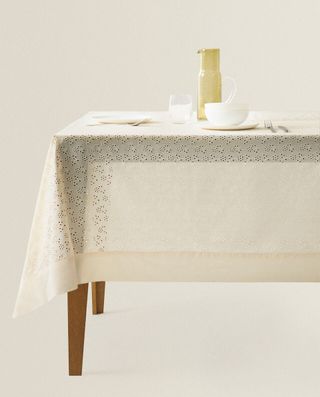 Tablecloth With Openwork Embroidery
