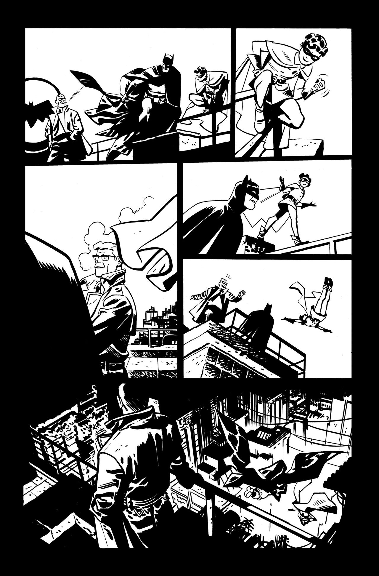 Art from Batman and Robin: Year One #1