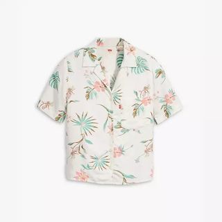 Printed short sleeve shirt