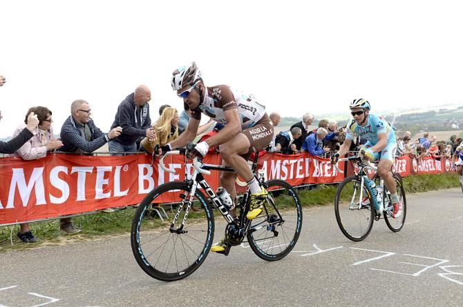 Christophe Riblon (AG2R-La Mondiale) was joined by Jakob Fuglsang