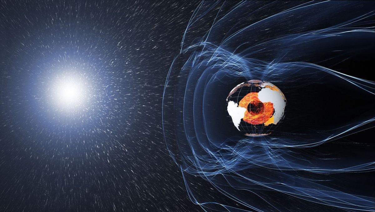 Listen to the terrifying rumble of Earth's magnetic field being assaulted by a s..