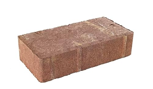 Driveway Red Block Paving Brindle Brick (l)200mm (w)100mm (t)50mm
