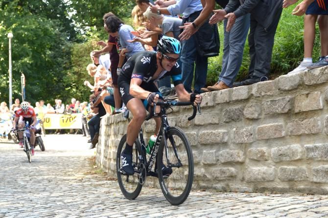 Ian Stannard (Team Sky) was on the attack all day
