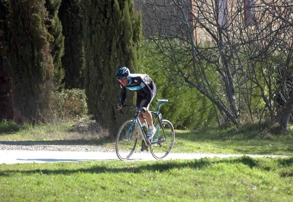 Juan Antonio Flecha (Team Sky) tries an attack