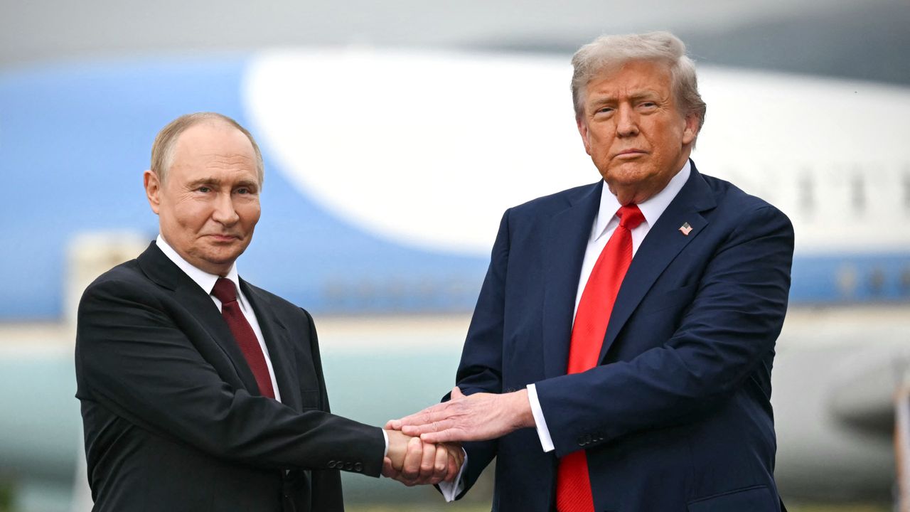 President Donald Trump hosts Russian President Vladimir Putin in Alaska