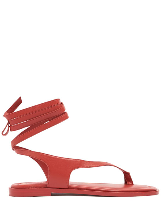 10mm Heidi Leather Sandals - A.emery - Women - Red - 35 Eu