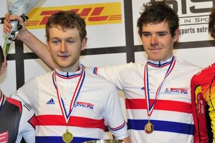 Mark Christian and Luke Rowe, 2010 British Madison Champions