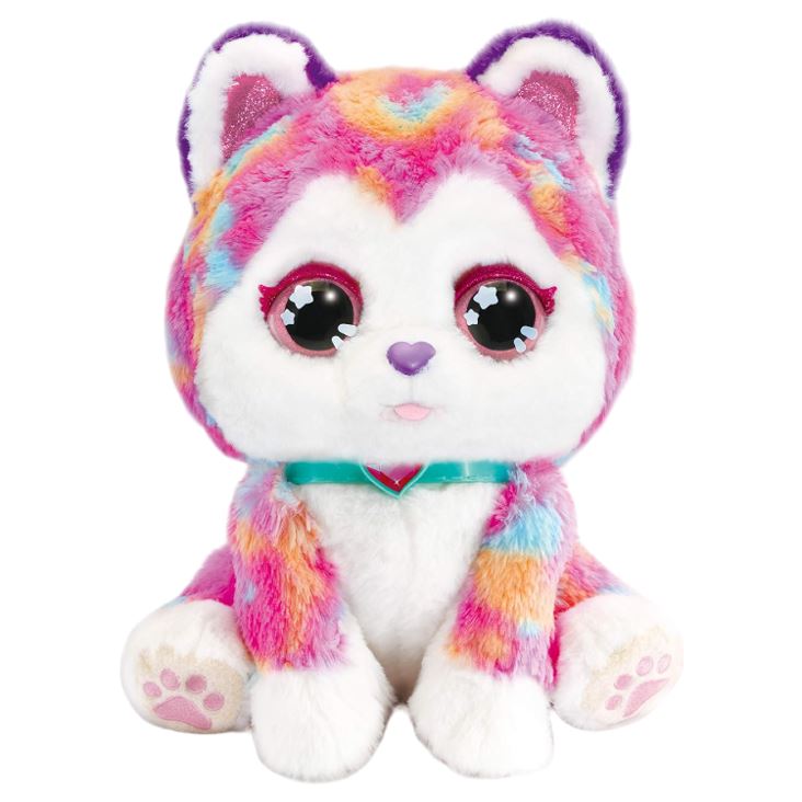 Vtech Hope the Rainbow Husky, Interactive Soft Toy for Children, Soft Plush for Sensory Play, Cute Dog Plush Toy for Girls and Boys Aged 3 + Years, English Version