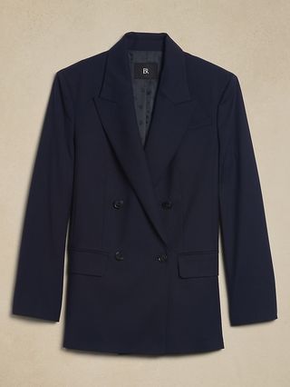 Siena Lässiger Blazer aus italienischer Wolle