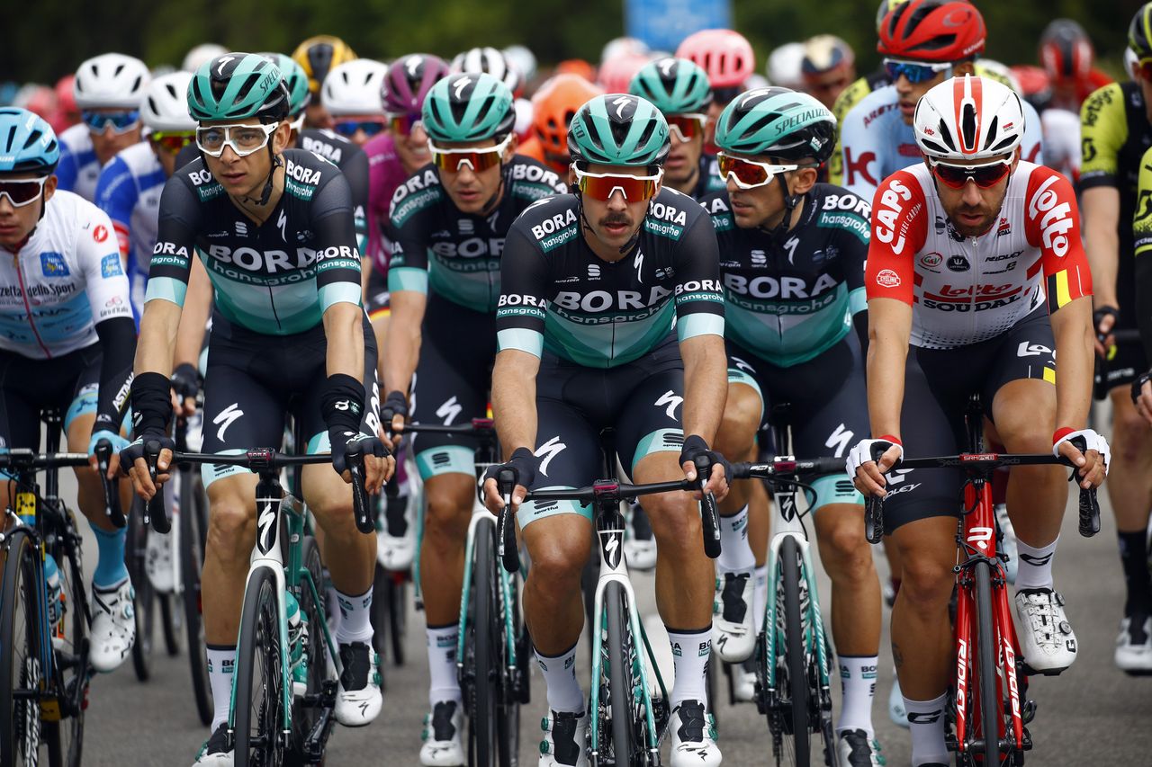 Bora-Hansgrohe worked on the front for their sprinter, Pascal Ackermann