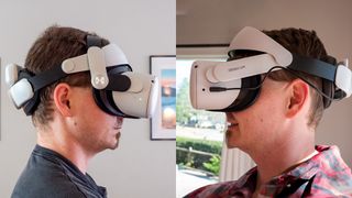 BoboVR M2 Pro vs GeekVR Q2 Pro headstraps for the Meta Quest 2