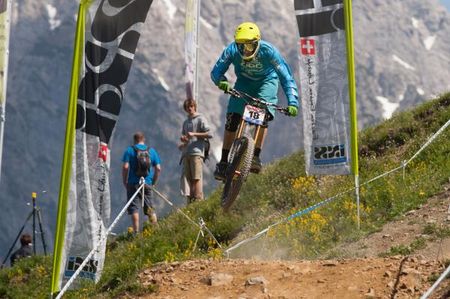 Robin Wallner racing in Leogang