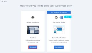 WordPress or Bluehost Website Builder