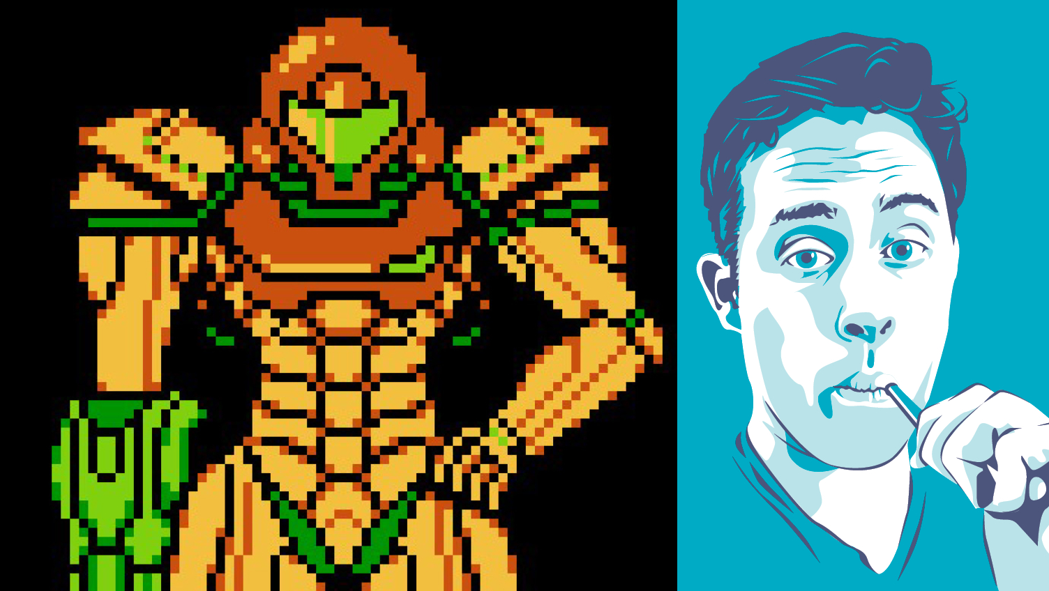 Metroid Prime Origins composite with PC Gamer writer Wes Fenlon