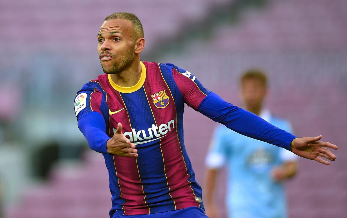 Barcelona striker Martin Braithwaite