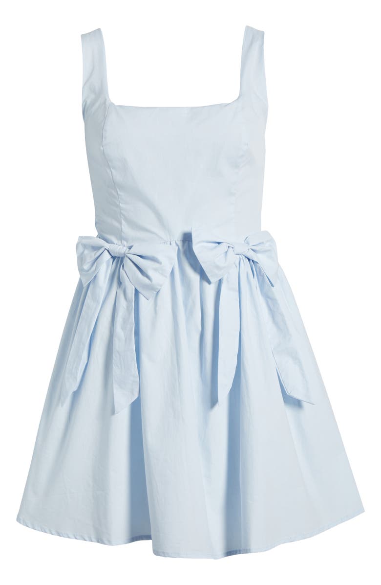 Front Bow Fit & Flare Minidress