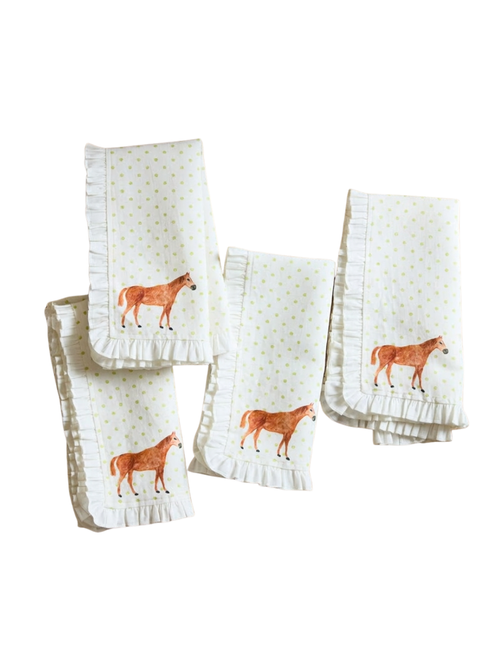 Dash the Horse Napkins, Set of 4