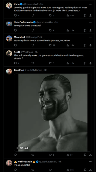 Responses to Battlestate Games' tweet about adding vaulting to Escape from Tarkov