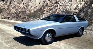 Hyundai Pony Coupe concept, first shown at the 1974 Turin Motor Show