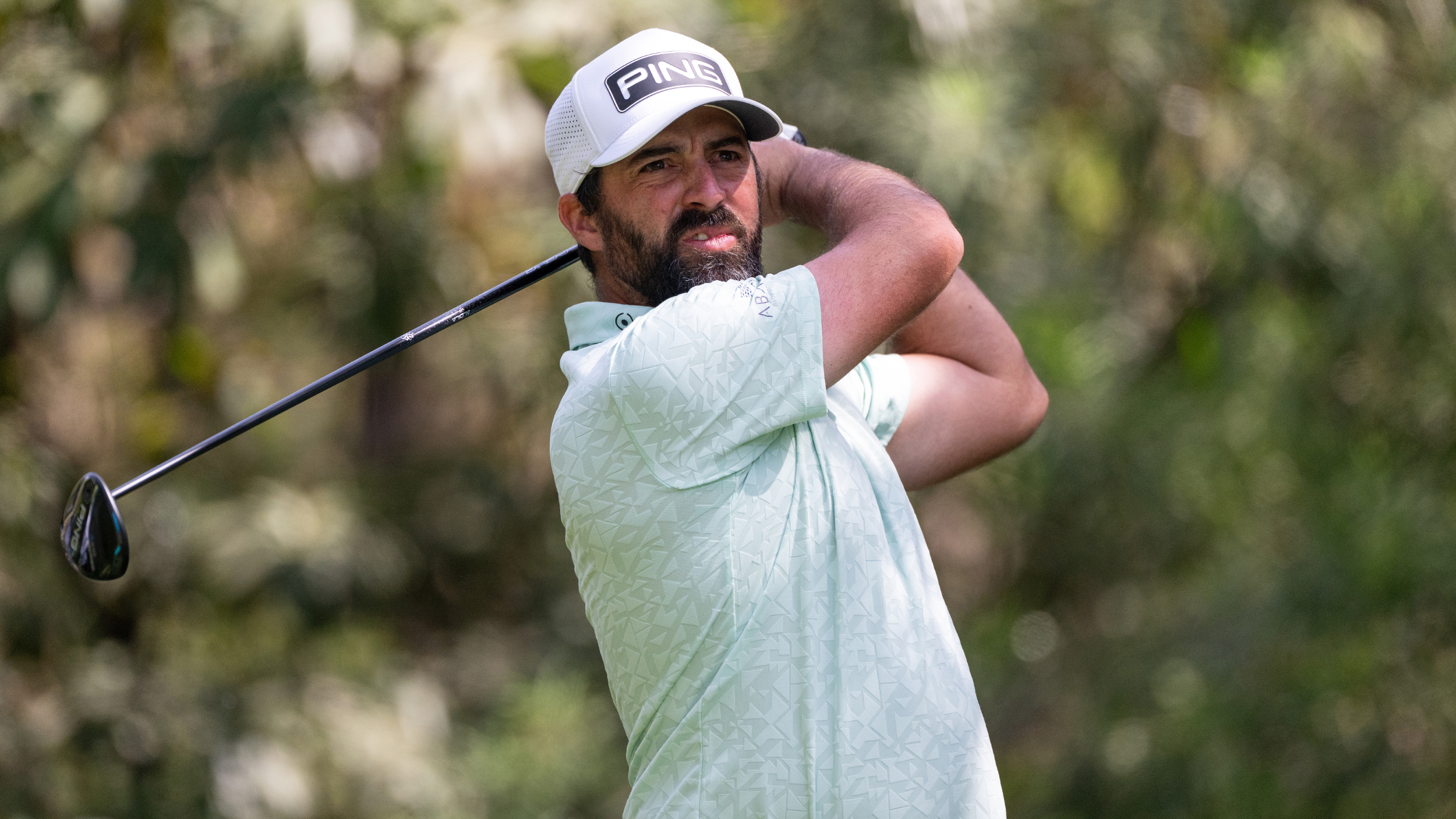 John Parry takes a shot at the Hero Indian Open 