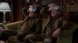 Clancy Brown and Ted Levine in Flubber