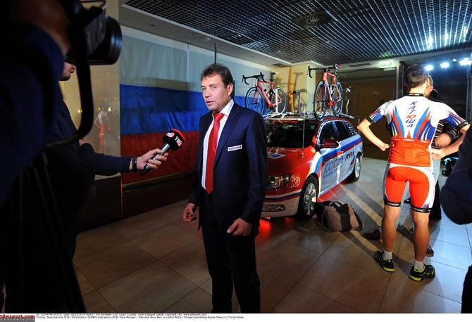 Ekimov being interviewed
