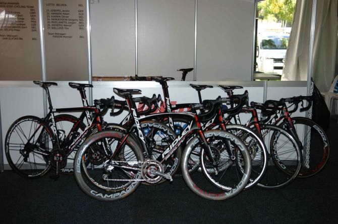 Lotto Belisol's Ridley fleet included a mix of Noah and Helium options