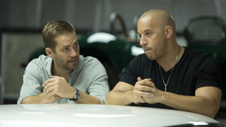 Vin Diesel and Paul Walker in The Fast and Furious
