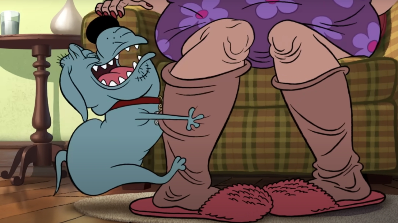 dog humping a leg in Fixed