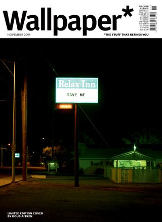 wallpaper* magazine cover with artwork by doug aitken