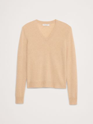 Banana Republic, Lightweight Cashmere V-Neck Sweater