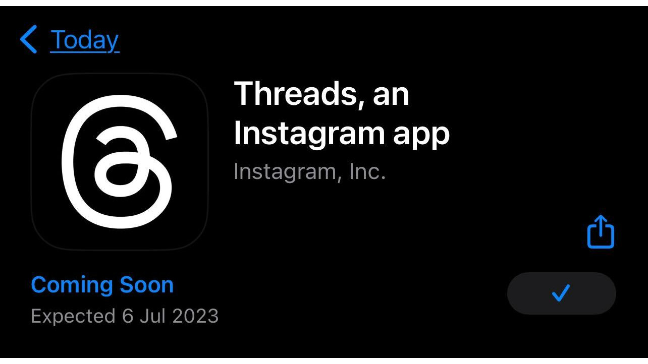 Screenshot of App Store