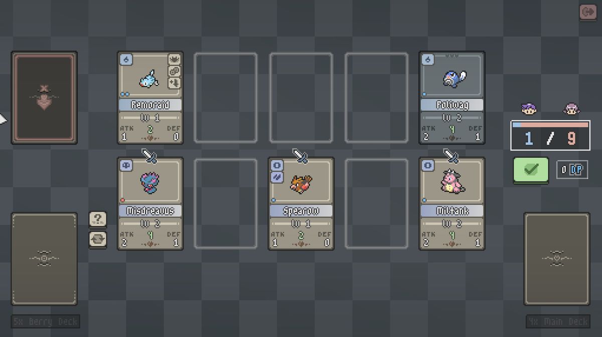 battle board of pocket crystal league