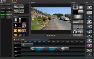 Free video editor OpenShot's interface in action
