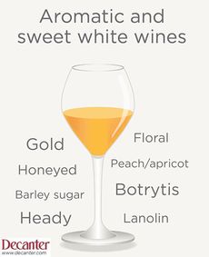 sweet wine tasting note graphic